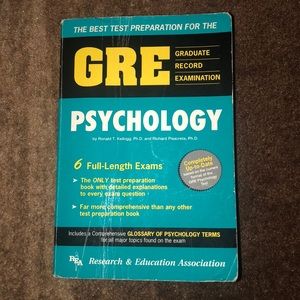 GRE psychology book